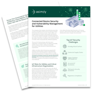 Asimily Connected Device Security for Utilities