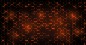 stock image of digital honeycomb