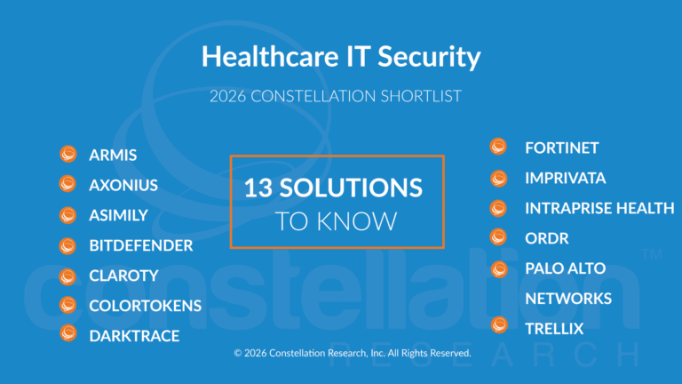 Asimily is named to the Constellation ShortList for Healthcare IT Security 2026